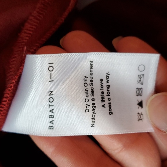 Babaton 1-01 Wilhelmina dress in red row - Picture 12 of 17